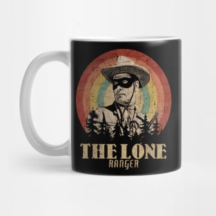 Retro Sunset The Lone Ranger Mug